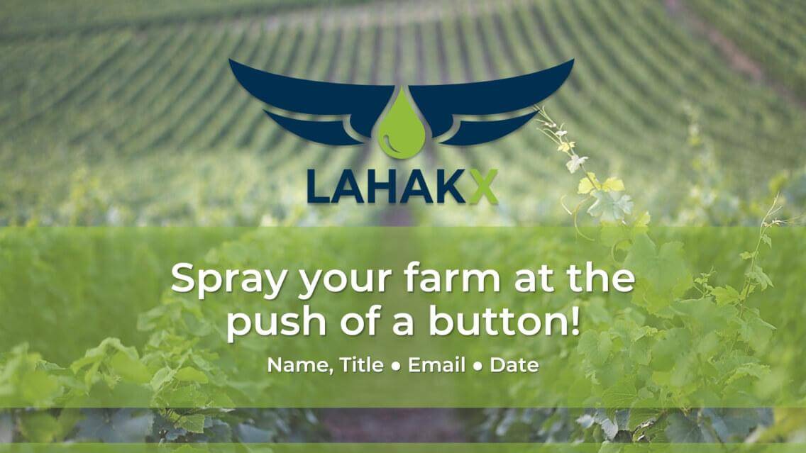 Eylon Sorek Crop Dusting with Drones