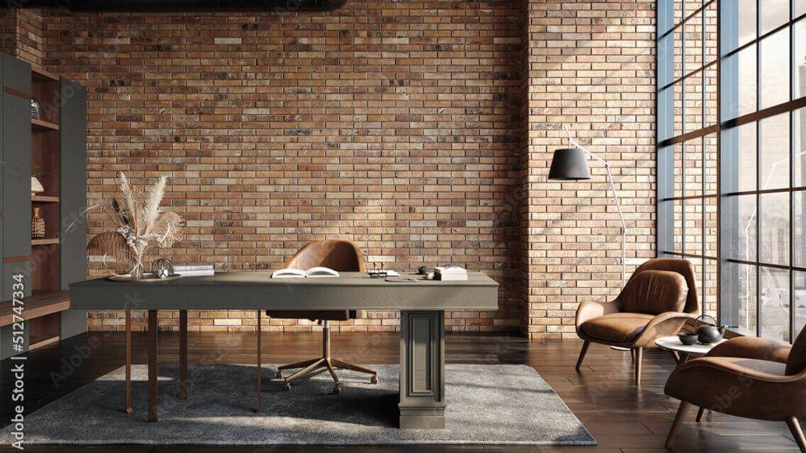 Rustic Office Meeting Background