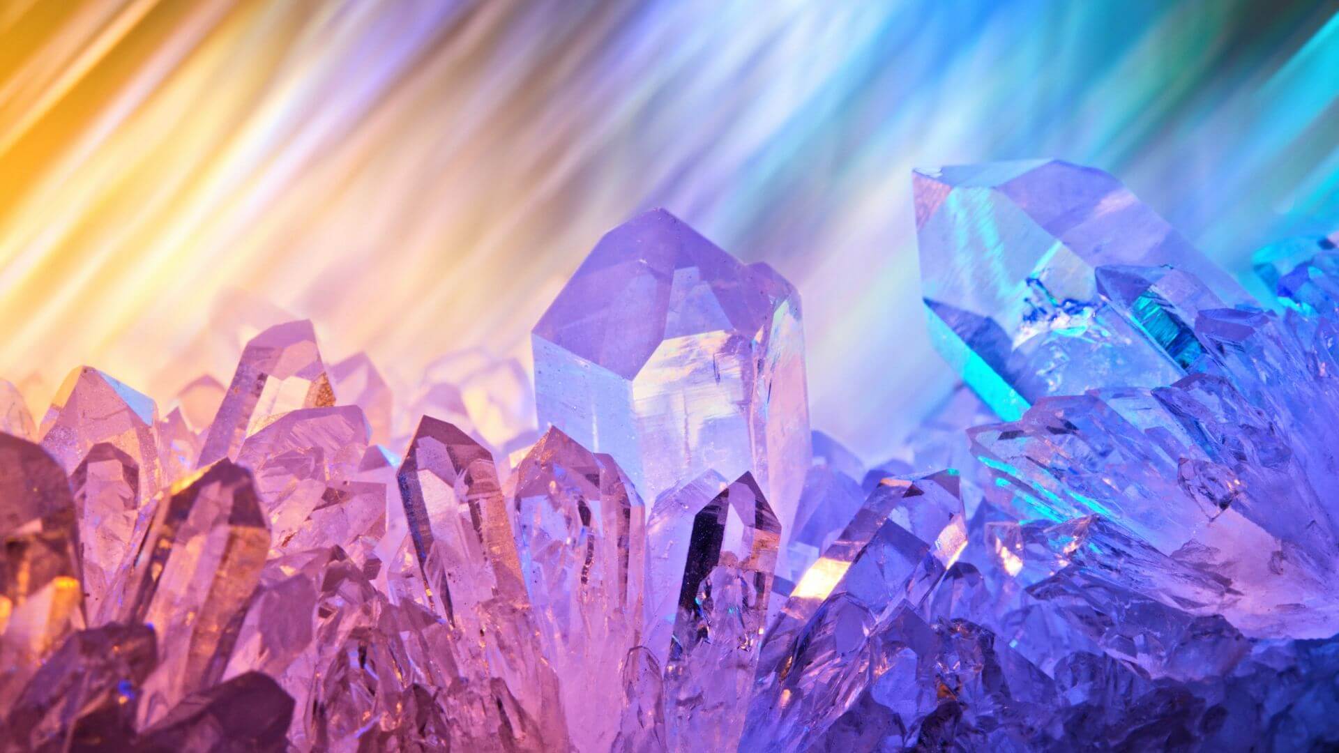 Multi-color crystal background